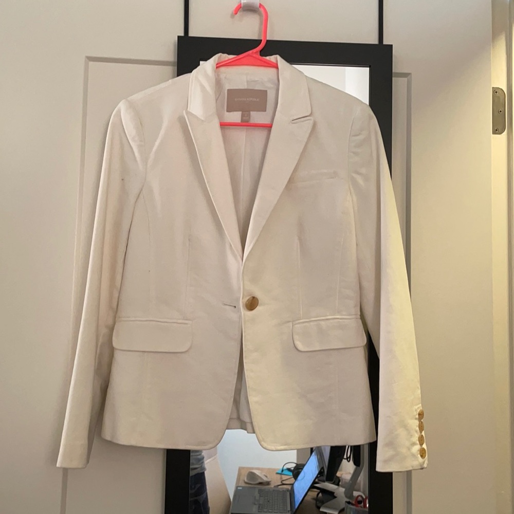 White Blazer - Banana Republic